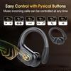 Bluetooth Headphones Wireless Earbuds 5.4 Sports Earphone 75H Playtime IPX7 Waterproof LED Power Display Over Ear Buds Deep Bass
