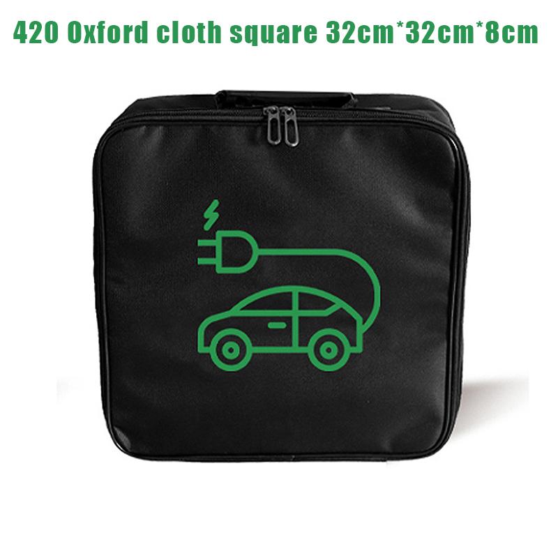 Geantă de cablu de încărcare pentru vehicule electrice, geantă de depozitare pentru cabluri de încărcare auto, organizator de portbagaj auto, impermeabil, geantă cu manevrare pentru cabluri de încărcare