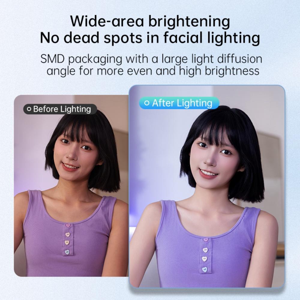 Mobile Phone Pocket LED Selfie Light for IPhone Samsung IPad Laptop Clip Ring Flash Fill Video Photo Ringlight Photography Lamp