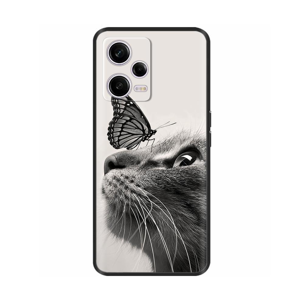 For Xiaomi Redmi Note 12 Pro 5G Case Note12 Cartoon Soft Silicone Back Cover For Redmi Note 12 Pro Note12 Pro Plus Phone Cases
