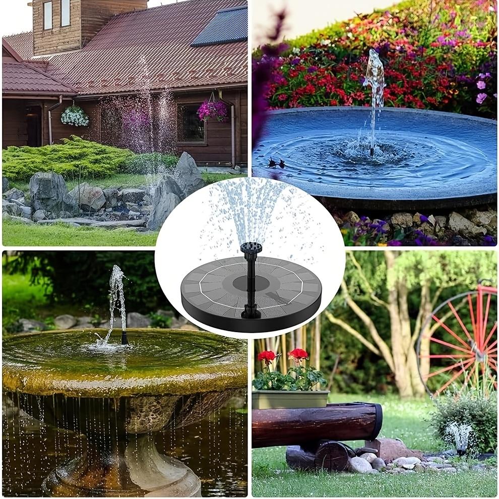 High-quality 1W-1.5W IPX8 Solar Fountain for Bird Bath,Water Fountain, Solar Pond Aerator