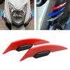 2Pcs Motorcycle Wing Spoiler Modification Accessory Universal with Decoration Er Fit for Motorbike