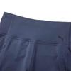PUMA High Waist Running Fitness Training Solid Color Nine Point Sports Pants Women bottoms Navy-Blue 520267-06