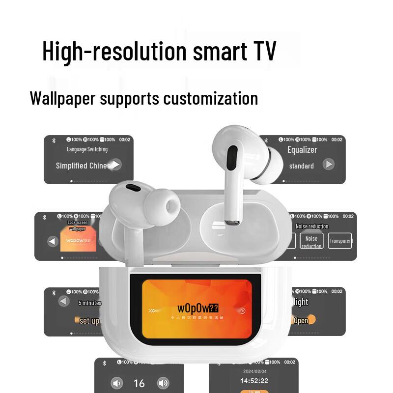 WOPOW Airpro5p Wireless ANC Bluetooth Earbuds