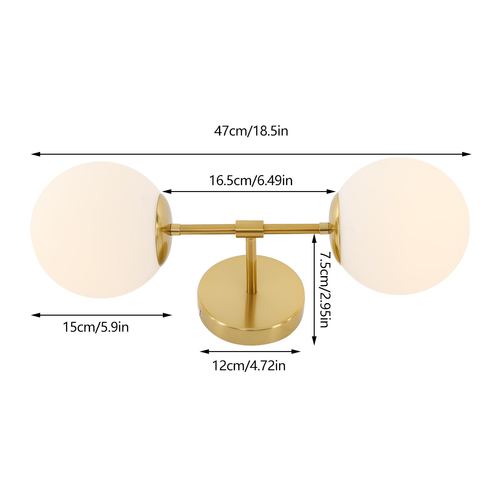 

Коридор Проход Двухголовые Настенные Светильники Декор Современные Скандинавские Настенные Светильники Для Гостиной Ванной Комнаты Внутреннее Освещение Бра золотой