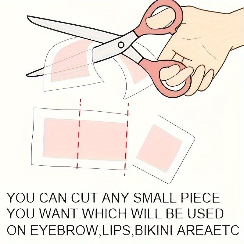 Zelené voskové depilační pásky s Aloe Vera Připravené k použití Odlepovací Obličej Obočí Rty Nedráždivé 1/5/10/20 Malých kousků