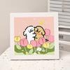 High-End Diamond Painting Diy Van Gogh Starry Sky Cat Creative Handmade Toy Table Decoration Diamond Painting With Frame