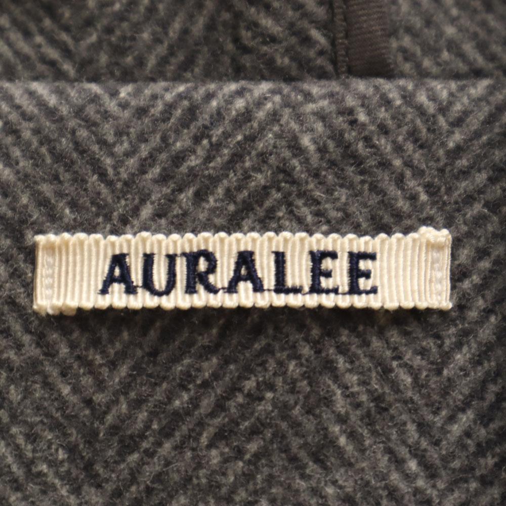 AURALEE Vyrobeno v Japonsku Vlněná směs Duffel kabát 1 šedá Mikina Pánský Použitý