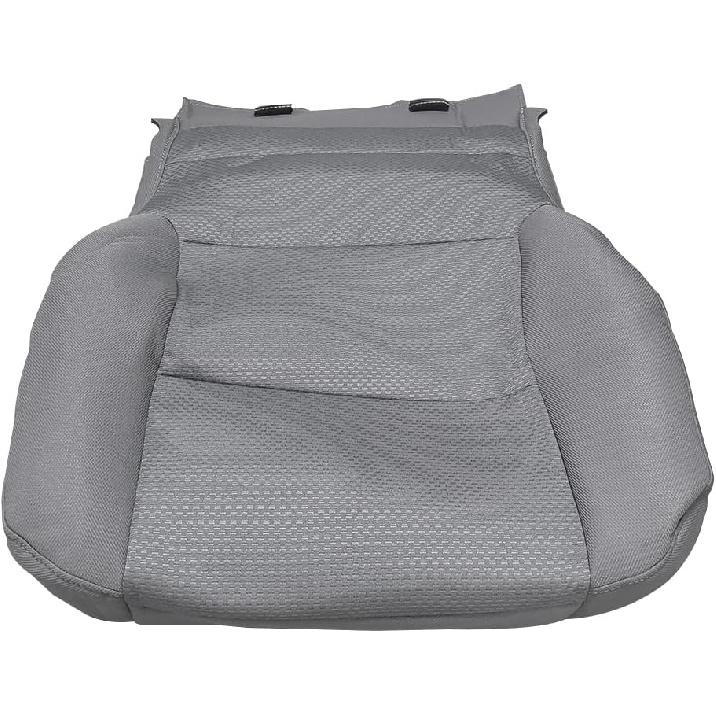 Driver Bottom Cloth Seat Cover for Chevy Silverado 1500 2014-2018, Silverado 2500 2500HD 3500 3500HD 2015-2019 Dark Ash Gray (Also for Passenger