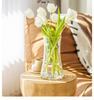 Elegant Small Glass Vase for Fresh Flowers - Perfect for Living Room or Dining Table Decor