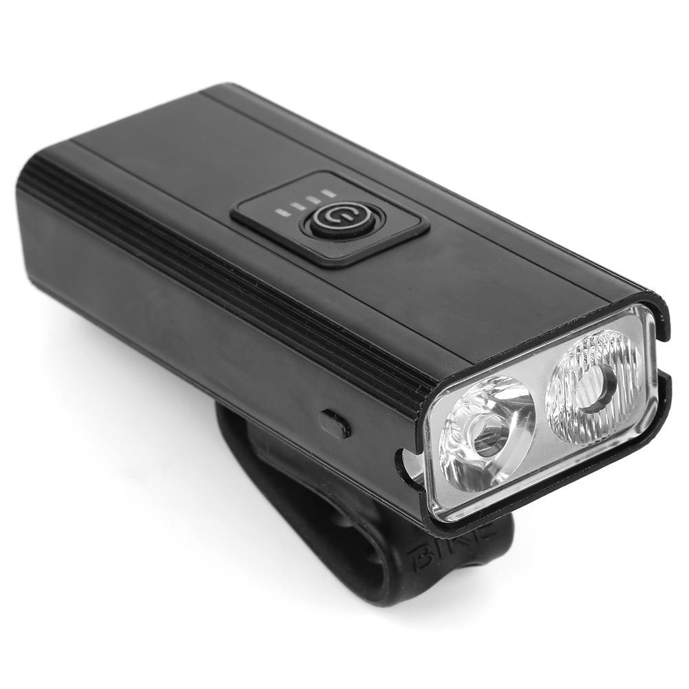 Bicycle Head Light Built‑in Battery USB Rechargeable Mountain Bike Front Light