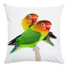 Customizable Colorful Style Decorative Throw Pillow Cover Parrot Bird Polyester Sofa Pillow Cover