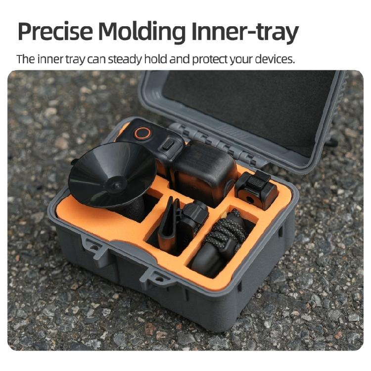 Crush Resistant Waterproof Camera Equipment Storage Case Lightweight Travel Friendly Shell With Sponge Padding Protectiv