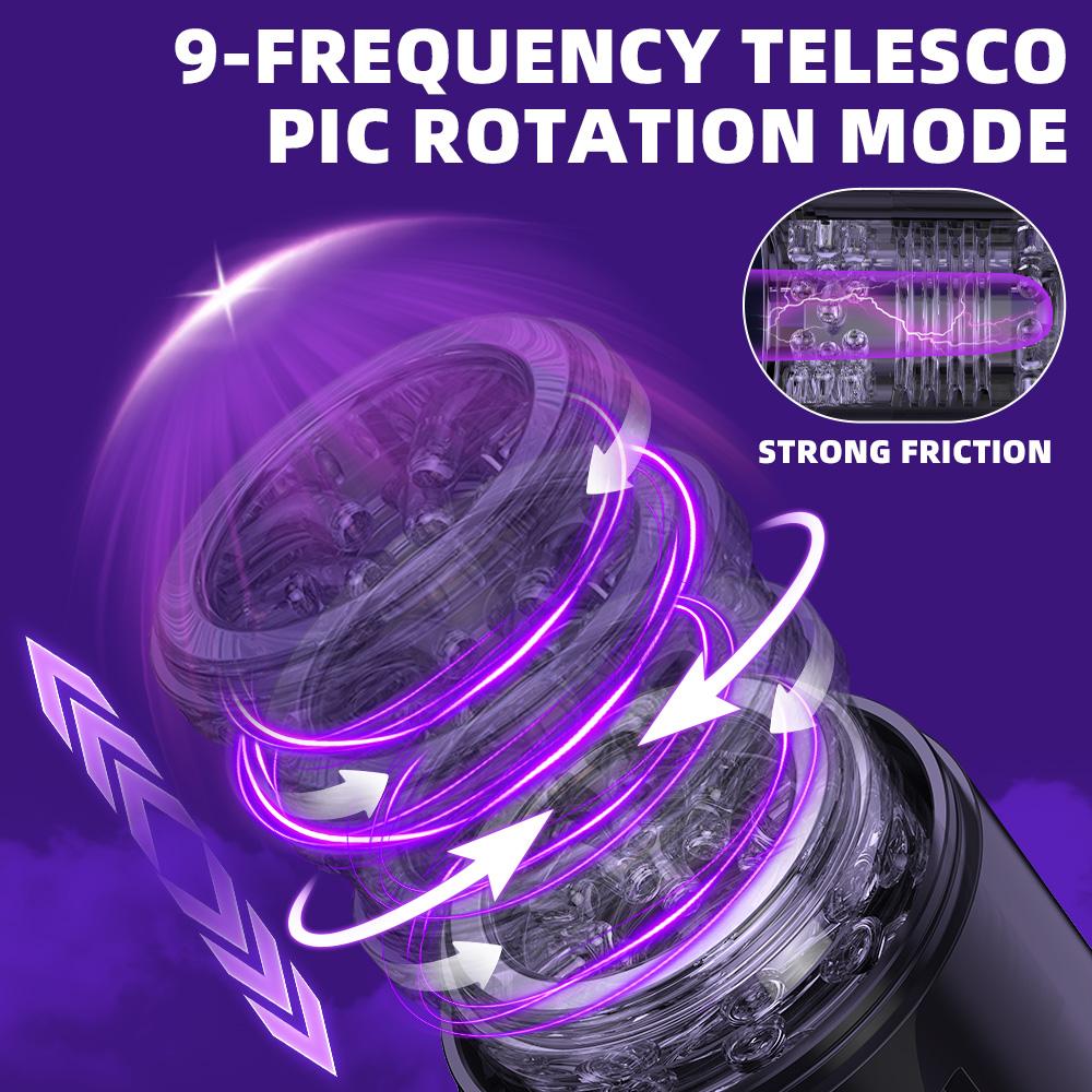 Male Masturbation Cup Penis Vibration Vagina Massage Pussy Sucking Thrusting Male Masturbator Sexmachine Sex Toys Adult for Men