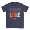 The Only Thing More Powerful Than Hate is Love TShirt Summer  Cotton TShirts For Men Hip Hop Custom DIY Tshirt Vintage Tees