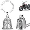 Fashion Red Cross Guardian Angel Wings Motorcycle Keychain Men Biker Rider Exorcist Keychain Amulet Lucky Amulet Accessory Gift
