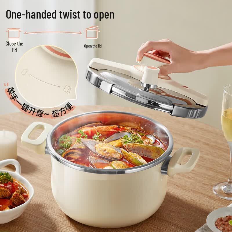 Supor 304 Stainless Steel Double-Ear Pressure Cooker