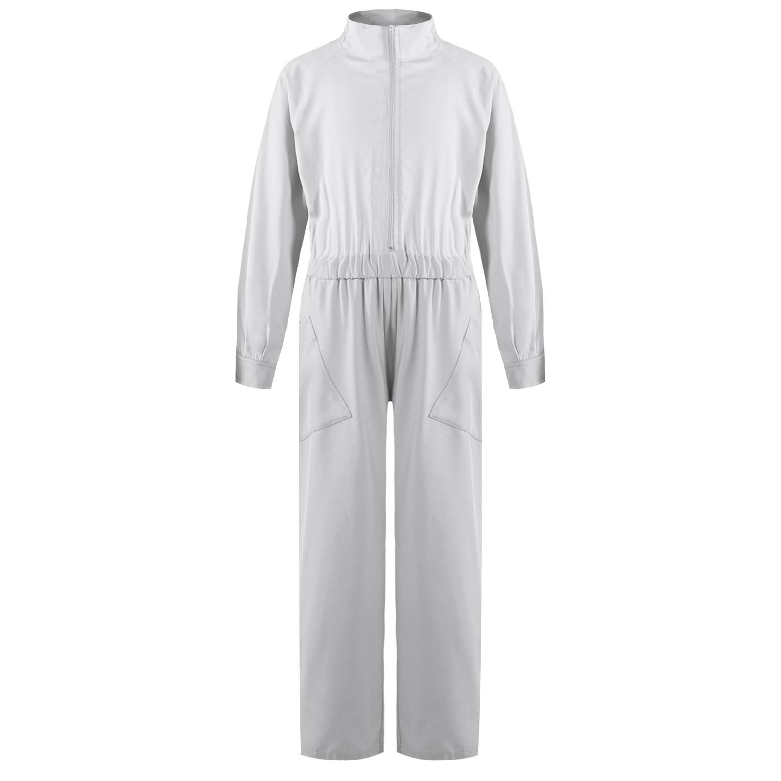 

Kids Playwear Solid Color Coverall Elastic Waist Romper 11-12 Years слонова кістка