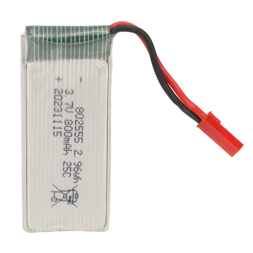 3.7V 800mAh Lithium Battery 3.7V 800mAh 25C Lipo Battery With JST Plug for F181 F163 H12C Quadcopter