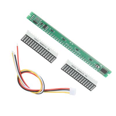 Vu Meter, 32 Segment LED Light Bar,   Spectrum Analyzer,   Visualizer with Multi-Color, for   Musical Column, for Music Enthusiasts, Parties