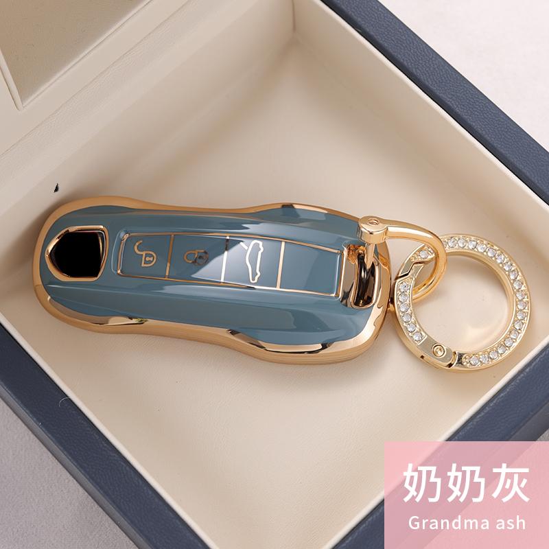 

TPU Car Remote Key Case Cover Protect Shell Bag For Porsche Panamera Spyder Carrera Macan Boxster Cayman Cayenne 911 970 981 991