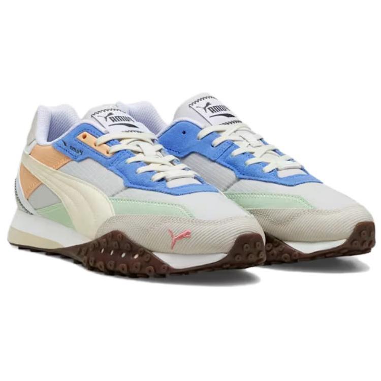 Puma Zapatos Casuales Blktop Rider para Hombre Azul Claro de Caña Baja Cómodos Elegantes 395907-01