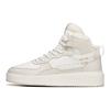 Anta Lifestyle Series Fleece Casual High-Top Skate Shoes Women Sneakers White Gray 922148911-3
