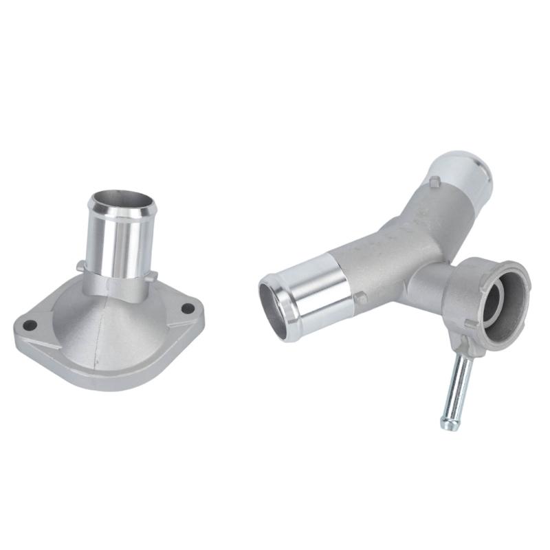 Cooling System Outlet Housing Service Part, Aluminum Port Body with Flange Mount for Engine Repair, Maintenance, and Layout Check Use 1650221080