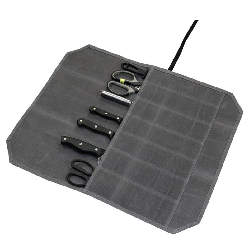 Strong Durable Water-proof Storage Bag for Knife 7 Slots Waterproof Scratch-resistant Available in Three Colors