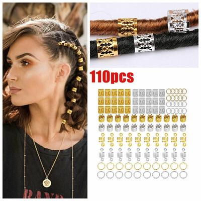 110 PCS Dreadlocks Hair Accessories Hair Rings Dreadlocks LM