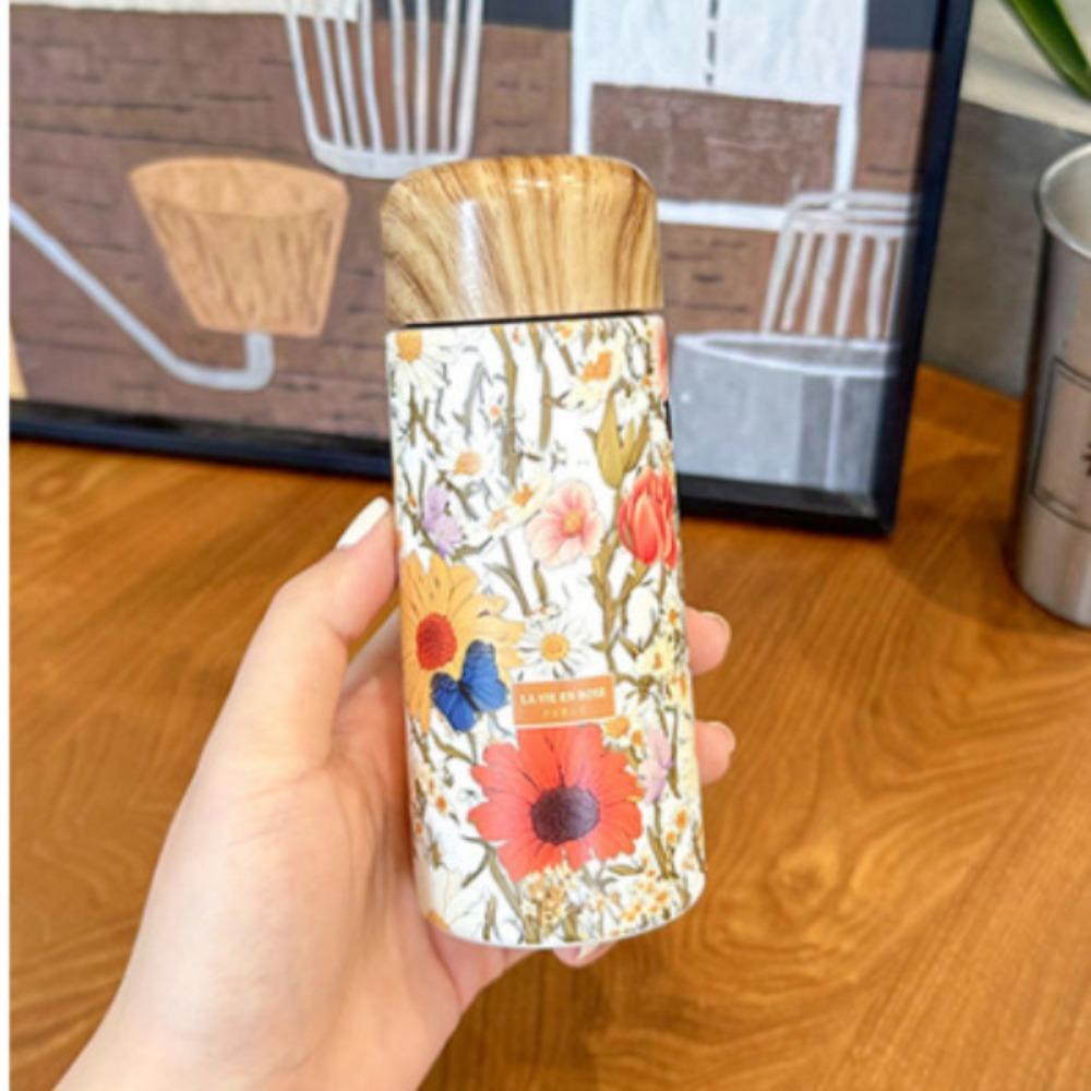 

Непротекаемые термосы из нержавеющей стали, дорожная кофейная кружка, портативная мини-изолированная чашка 06