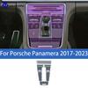 Für Porsche Panamera 2017- Auto Innenraum Mittelkonsolen Schutzaufkleber Innenraum Dekorleiste TPU Schutzaufkleber