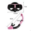Nearsighted Snorkel Set, Shortsighted Diving Mask, Anti Leak Goggles Swim Mask for Water
