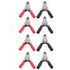 50 Sets Crocodile Clip Insulated Battery Cable Clamp 10A Tool Kit for Testing Equipment