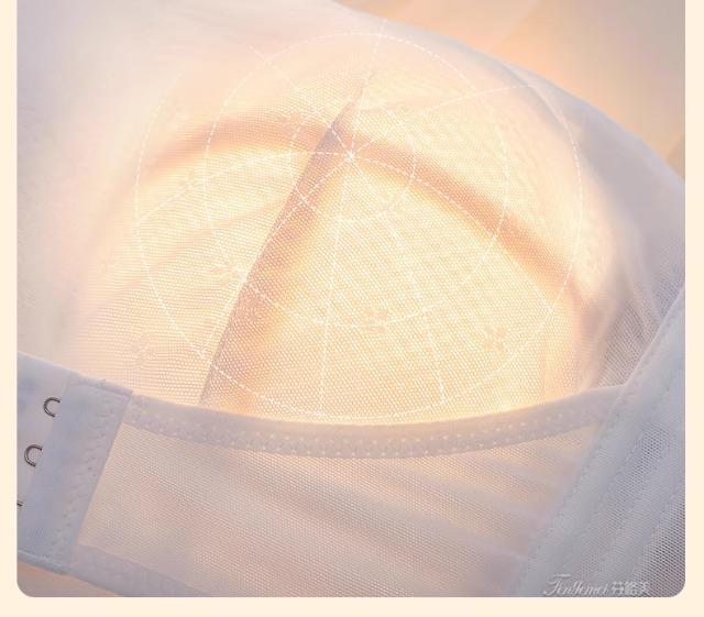 Women's Anti-Slip Strapless Full Cup Bra: Minimizing, Anti-Sag, Beautiful Back Bandeau for Large Bust Plus Sizes