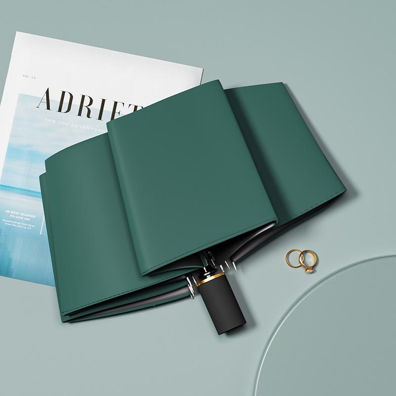 High-End Automatic Folding Sun & Rain Umbrella for Men - Large Size Sunscreen Sunshade