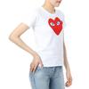 Comme des Garçons PLAY (WMNS) COMME Des GARCONS PLAY Blue Eye Heart Tee 'White' Women's AZ-T085-051-1