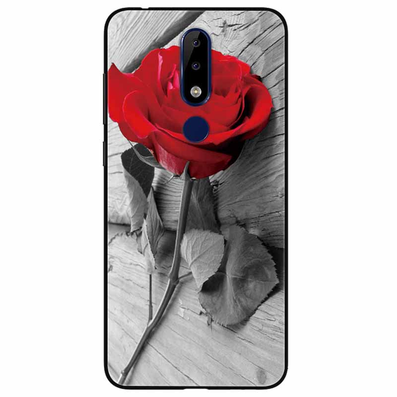 For Nokia 5.1 Plus Case Soft Silicone Cartoon Fashion TPU Phone Cases for Nokia X5 Cover 5.1Plus Cute for NokiaX5 Protective