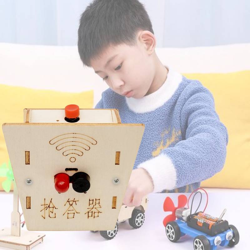 Keyboard Science Experiment Diy Handmade Answering Machine Assembly Fun Model
