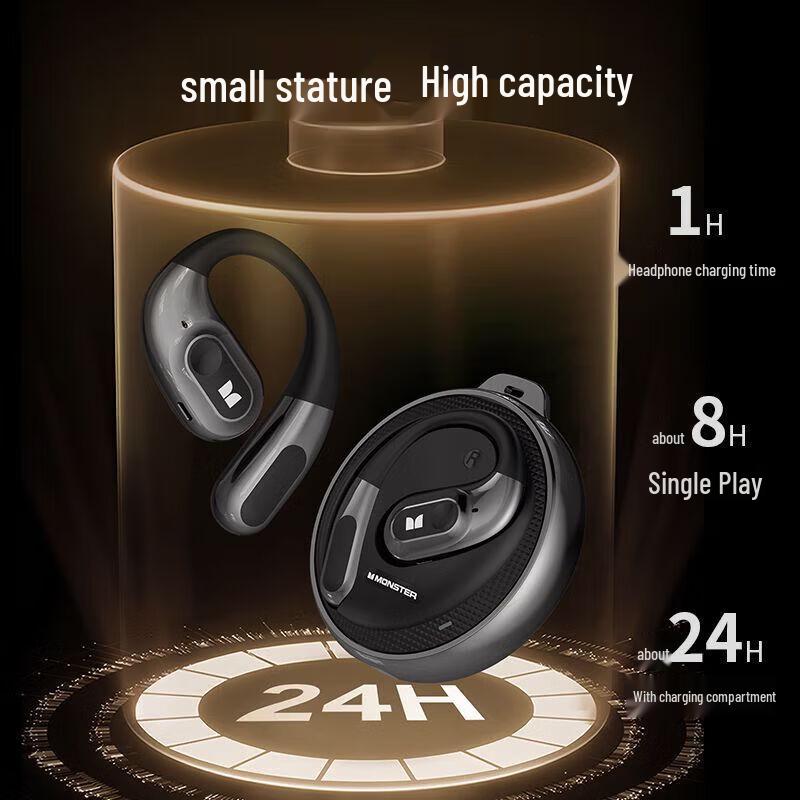 Monster AC330 Open-Ear Sport Bluetooth Headphones