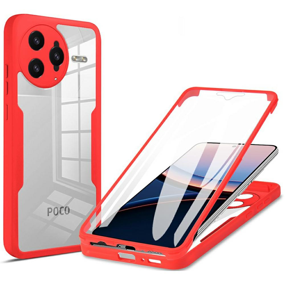 For Xiaomi Poco F7 Ultra 5G/Redmi K80 Pro 5G Case Acrylic+TPU Clear Phone Cover with PET Screen Film