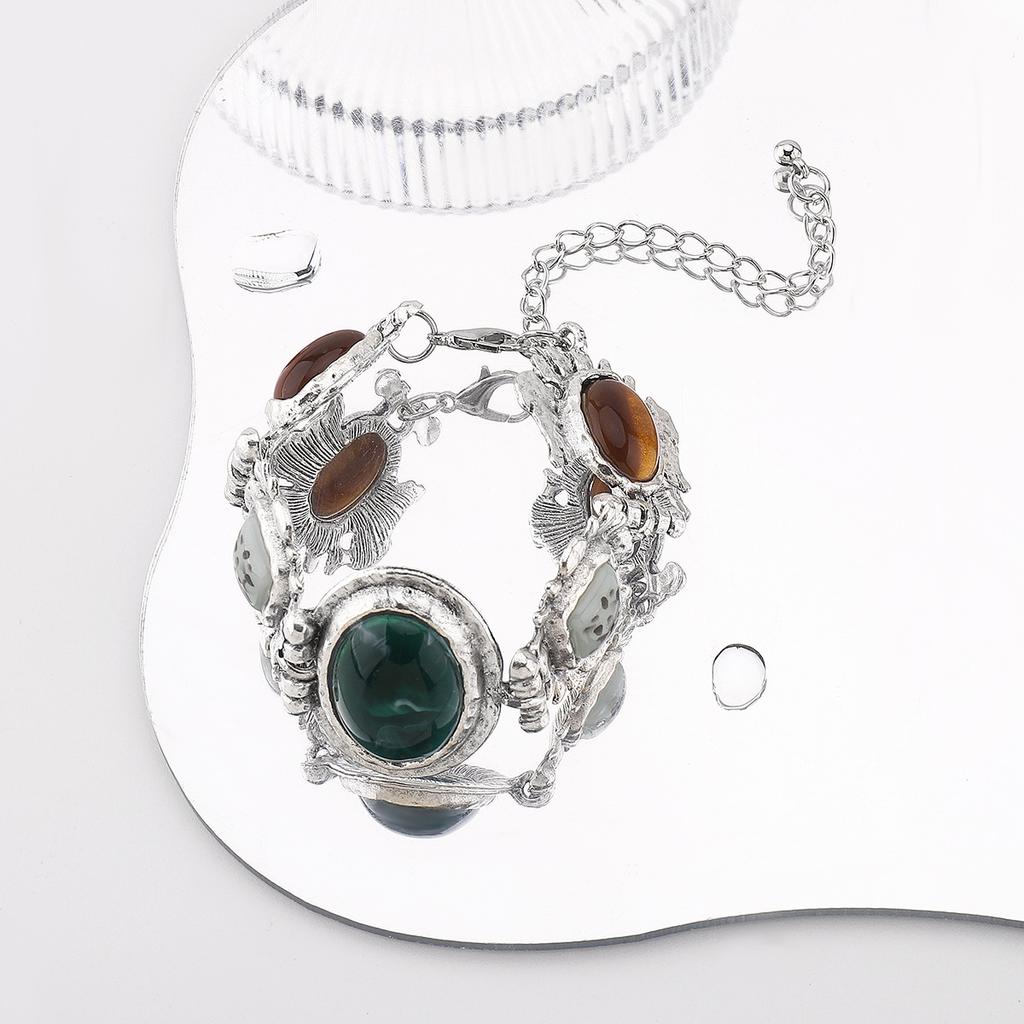 Tooxika Personalised Vintage Baroque Fashion Resin Necklace Luxury Trend Ethnic Necklace