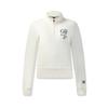 FILA Tennis Retro Classic Comfortable Fashion Casual Sports Tennis Style Versatile Short Loose Sweatshirt Women sweatshirt White A11W543210FWT