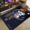 1pc Rabbit Moon Carpet Office Rug Outdoor Mat Home Decor Area Carpet Festival Gift Office Desk Chair Carpet