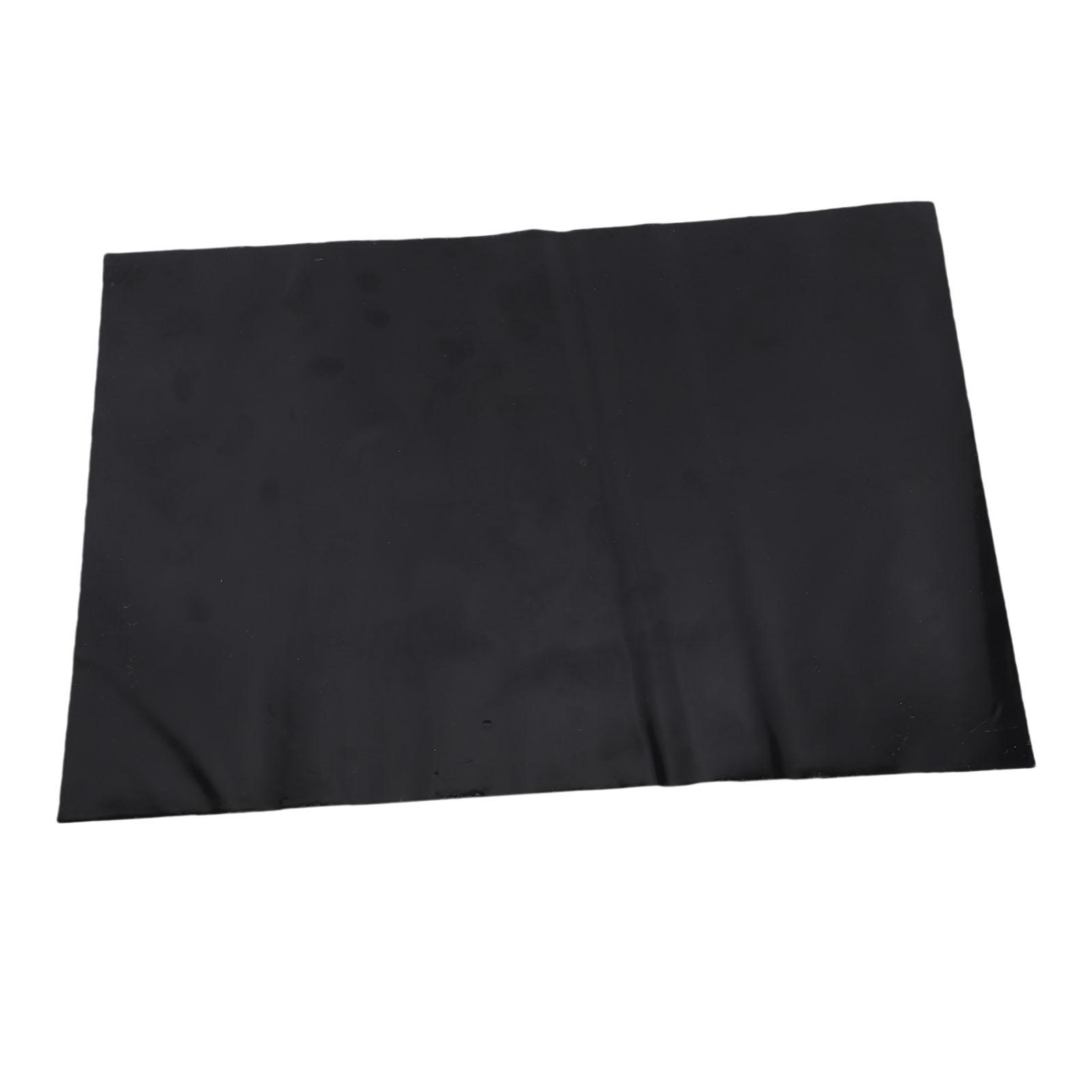 

6PCS Fence Post Protector, Black PVC Wood Fence Post Rot Sleeve 43x30cm, Self Adhesive Post Wrap for 3x3 to 4x4 and 3 to 5 Round Po