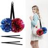 Cheerleader Poms Holder Cheerleading Accessory Adjustable Cheer Pom Straps Storage Equipment (Poms NOT Included)