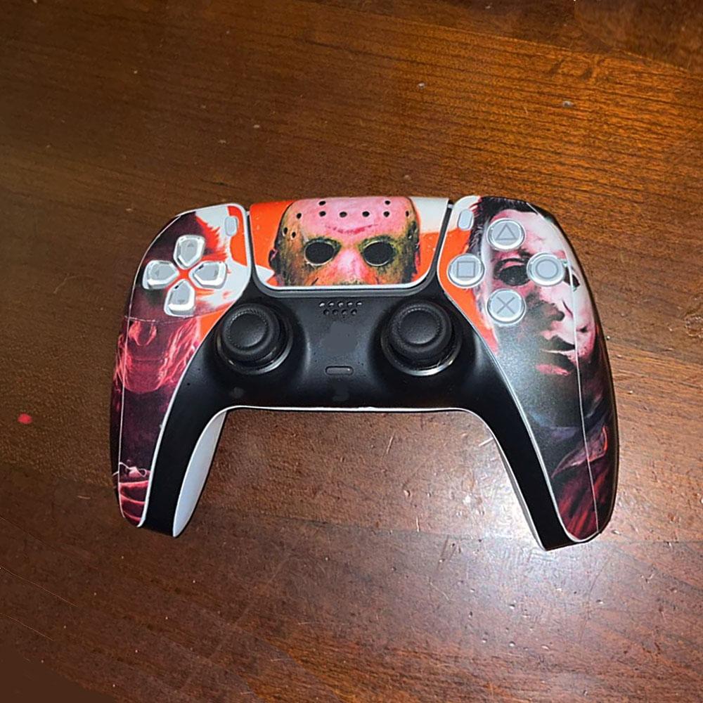 Horror Michael Jason Geist Aufkleber Abziehbilder Für PS5 Standard Disc Konsole Fernbedienung