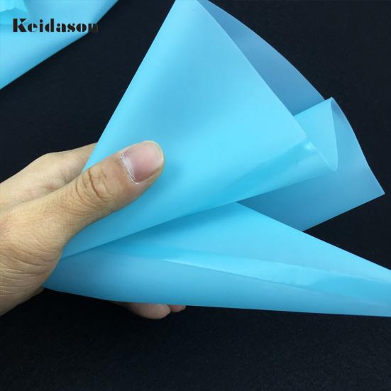 4 Stück wiederverwendbare Silikon-Zuckerguss-Rohrtülle für Creme-Spritzbeutel, DIY-Kuchen-Backwerkzeug