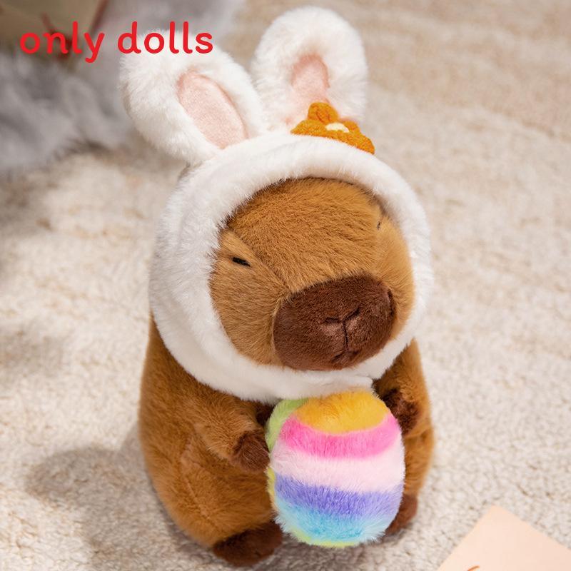 

Capybara Plush Toy With Hood For Kids Gift Souvenir