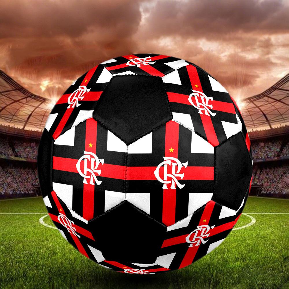 1pc Clube de Regatas do Flamengo Soccer Ball Size 5 Indoor Soccer Ball Fashion Colorful Backyard Game - Great For Sports Fans Gift HE2